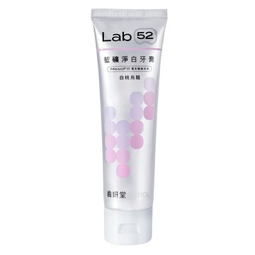 Lab52 齒妍堂 藍礦淨白牙膏 白桃烏龍 口腔清潔 溫和護齒 清新口氣 含氟量1200ppm  110g  1條