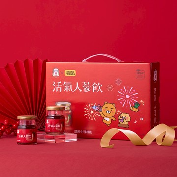 【正官庄】活氣人蔘飲 60mlX12瓶_Kakao Friends包裝(效期:2027/12)