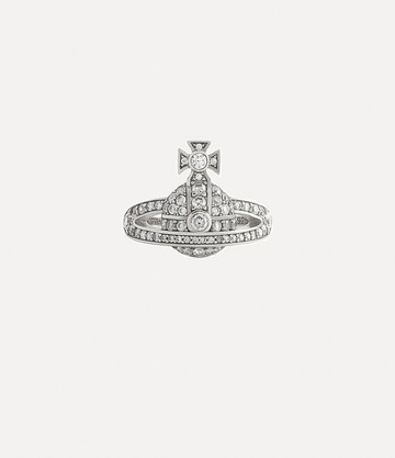 Vivienne Westwood Mini Orb Ring Silver Unisex