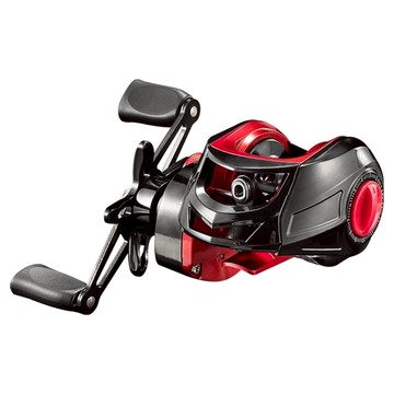 Rooblinos 漁線輪高強度主體金屬線杯高速比淡海水通用泛用水滴輪左手型號  黑色 + 紅色  BRleft