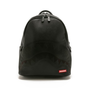 SPRAYGROUND 簡約素面鋸齒鯊後背包 黑色 G670264