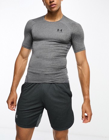 Under Armour Training HeatGear base layer t-shirt in grey