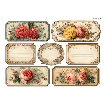 【10月新作】20-103-0135 裁切紙・拼貼素材