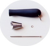 柳宗理零件-單手不鏽鋼鍋具把手組/22cm鍋用