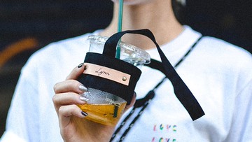 簡約帆布環保飲料提袋  客製化禮物 畢業禮物