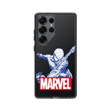 Galaxy S25 Ultra Clear 酷墨灰 - 迪士尼-漫威 Marvel - 蜘蛛人-漫威Logo版