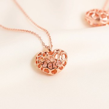 【快速出貨】Love Bean 心形項鍊 甜心系列