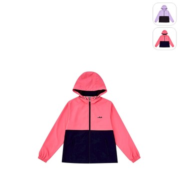 【FILA】女性 運動平織外套-桃粉 5JKX-5519-PK