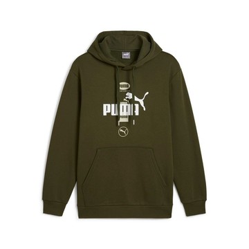 PUMA 基本系列Power長厚連帽T恤 男性