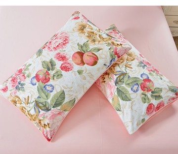 純棉枕頭套 全棉60支長絨棉貢緞枕套 單支價格無芯 可定制