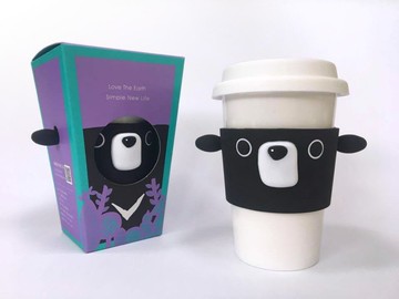 Taiwanimal 灣A麻吉  ‧ 鈎鈎熊 ‧ 杯套陶瓷杯組