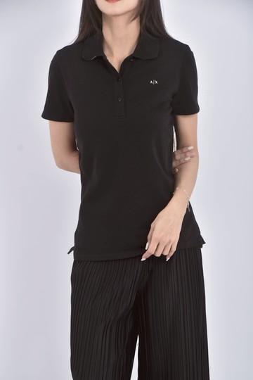 (S) armani exchange棉質logo黑色短袖上衣