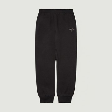 Hang Ten- 刷毛刺繡束口褲-男(黑色)