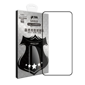 VXTRA 全膠貼合 POCO F7 滿版疏水疏油9H鋼化頂級玻璃膜(黑)