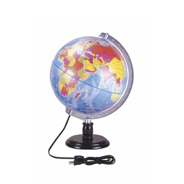 【 徠福 】一次成型地球儀8"(燈光)31CM / 個 NO.1151