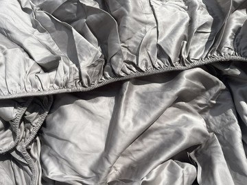 高階純棉180支真絲匹馬棉貢緞床笠進口埃及匹馬棉床笠