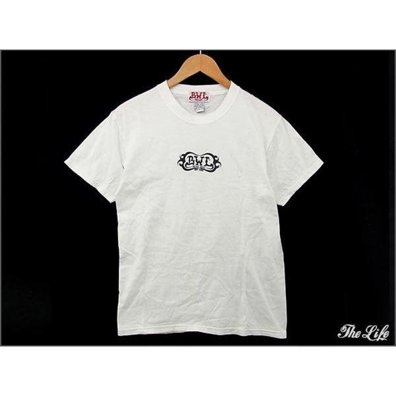 中古 B.W.L ビルウォールレザー スカルプリント 白 TシャツS | LINEブランドカタログ