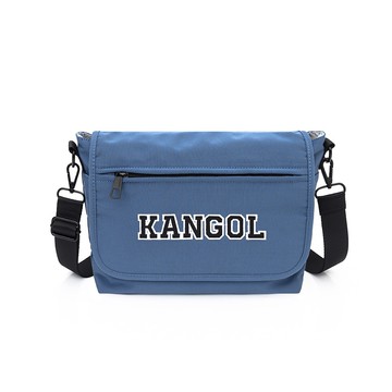 KANGOL 字母中側包 中藍