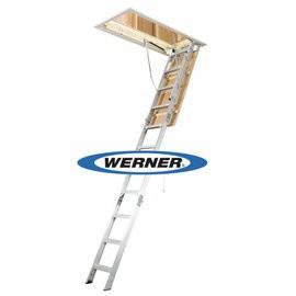 美國Werner穩耐安全梯-AH2210B折疊式閣樓梯 適用樓板高度範圍 2.34m~3.12 /組 (出貨後即無法退換貨，請下單確認好尺寸規格)【APP滿額下單4%點數(單一帳號最高1000點)】7/31止