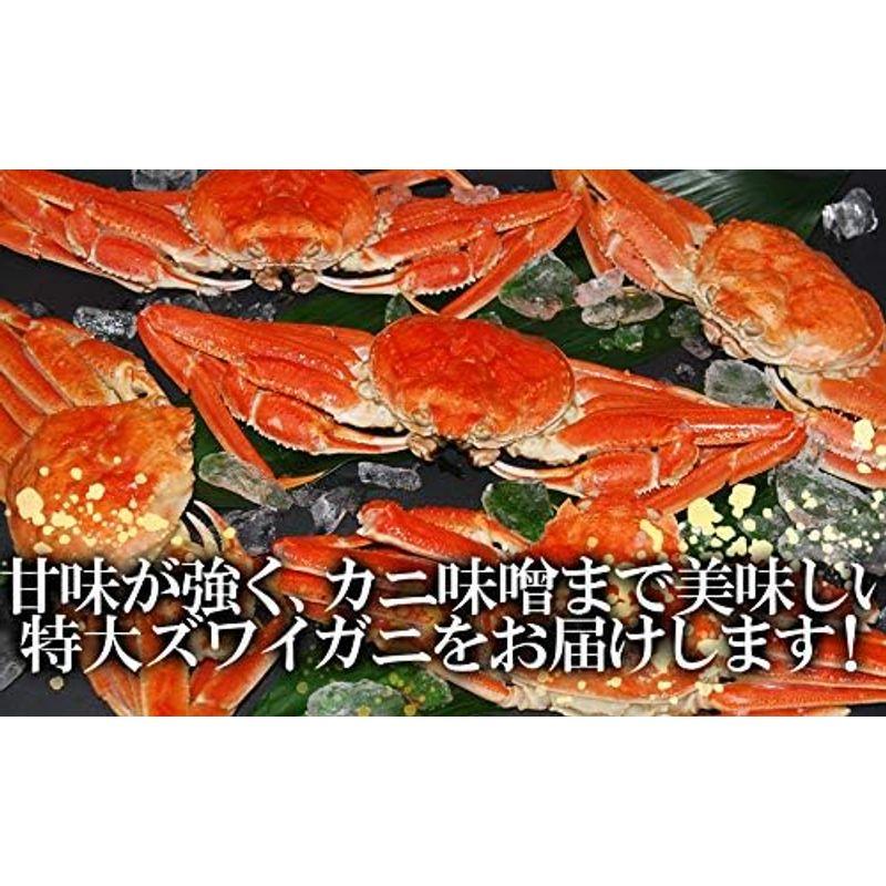 ズワイガニボイル姿2.5kg（3?4尾入り）ジャンボ 特大 ずわい蟹 蟹味噌たっぷり 厳選