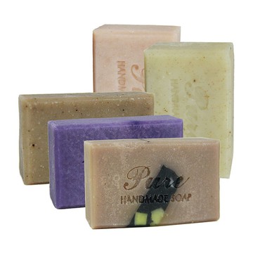 手工皂x5入特惠組-檜木紫玫本土好皂