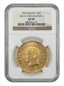 【品質保証書付】 アンティークコイン NGC PCGS ボリビア ： 1952