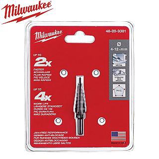 Milwaukee 階梯鑽頭4-12mm (48-89-9301)