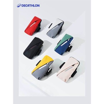 迪卡儂跑步手機袋運動臂包男女通用防潑水腕包手機套戶外裝備OVA2