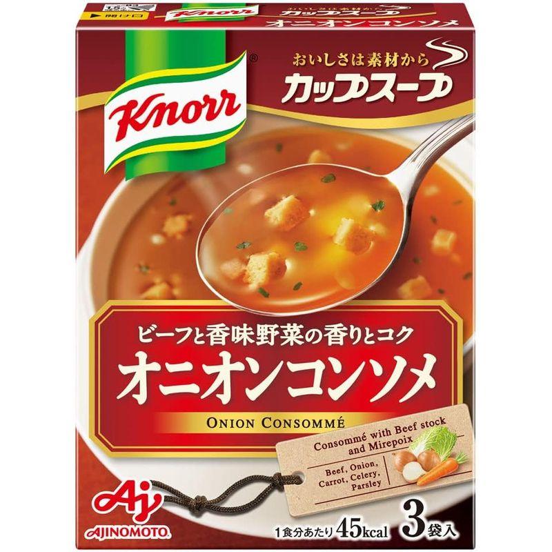 味の素 クノール カップスープ オニオンコンソメ 3袋入 ×10個