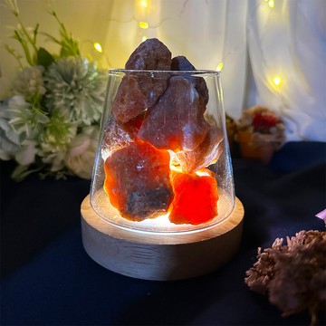 【MU工坊】太陽石擴香石夜燈/水晶擴香燈/碎石/室內香薰/淨化