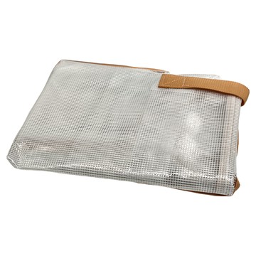 PVC 加大 防塵防潮 加寬加厚特大尺寸 雙拉鍊開合 縫線耐重抗撕裂  30 x 22 x 3cm  藕粉  棉被收納袋