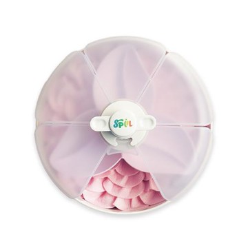 PetDreamHouse 旋轉益智慢食碗-組合-進階款花花世界-粉 (寵物碗 藏食碗 嗅聞碗)