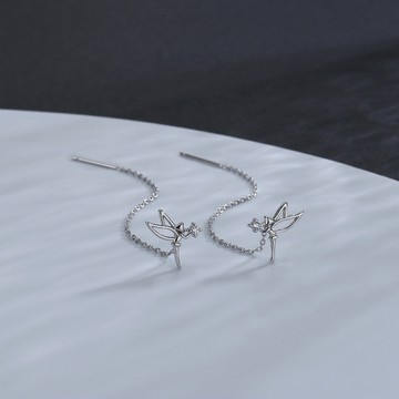 ▪NANA▪N24 日韓流行耳飾 小巧長款夢幻花仙子耳線款 耳環