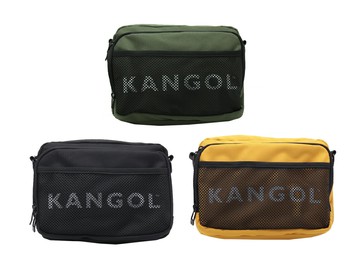 ~雪黛屋~KANGOL 肩背包超中容量主袋+外袋共三層中性款進口防水尼龍布L6125170420