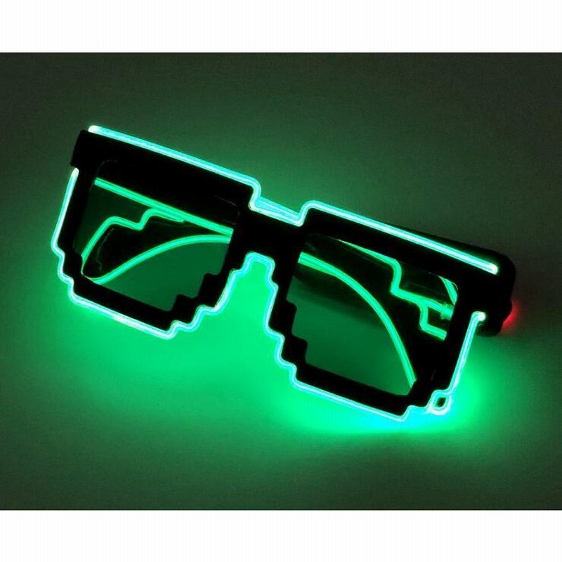 無線光るサングラス メガネ 電池ボックス付 Led サングラス パーティーグッズ おもしろ めがね 眼鏡 ハロウィン コスプレ 衣裳 仮装 通販 Lineポイント最大get Lineショッピング