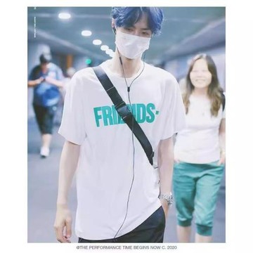 長期有過驗VLONE FOG大V短袖中國龍限定藤原浩王一博同款潮牌男寬
