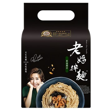 老媽拌麵 蔥油開洋 4包  精選三星蔥與金鉤蝦  濃郁香氣撲鼻  拌麵首選