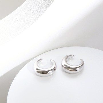 【MIESTILO】逐光｜胖胖耳骨夾精緻禮盒組(銀/金)