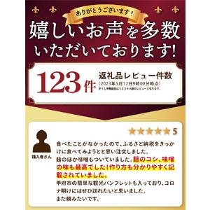 ふるさと納税 かくし甲斐路生ほうとう 4人前（2人前×2） 山梨県甲府市