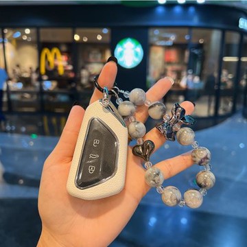 大眾高爾夫8rline鑰匙套id4xcrozz凌渡L包id3女id6攬境殼扣途昂X