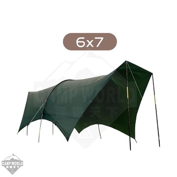 MB露營狂 6*7哈比天幕