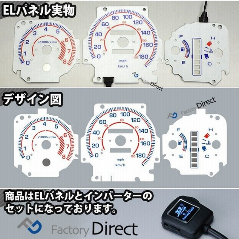 El Ho02wh ホワイトパネル Stepwgn ステップワゴンrf1 2 前期 後期 1996 05 01 03 Honda ホンダ Elスピードメーターパネル レーシングダッシュ製 Elメーター 通販 Lineポイント最大0 5 Get Lineショッピング