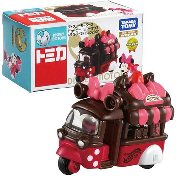 【美國媽咪】TOMICA 迪士尼系列 特仕車 米奇爆米花車 米妮爆米花車 情人節版 米妮 米奇 蝴蝶結