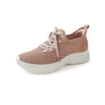 (限時⬊3折)Sabon輕奢感滿鑽老爹厚底休閒鞋 粉色 (10292282)