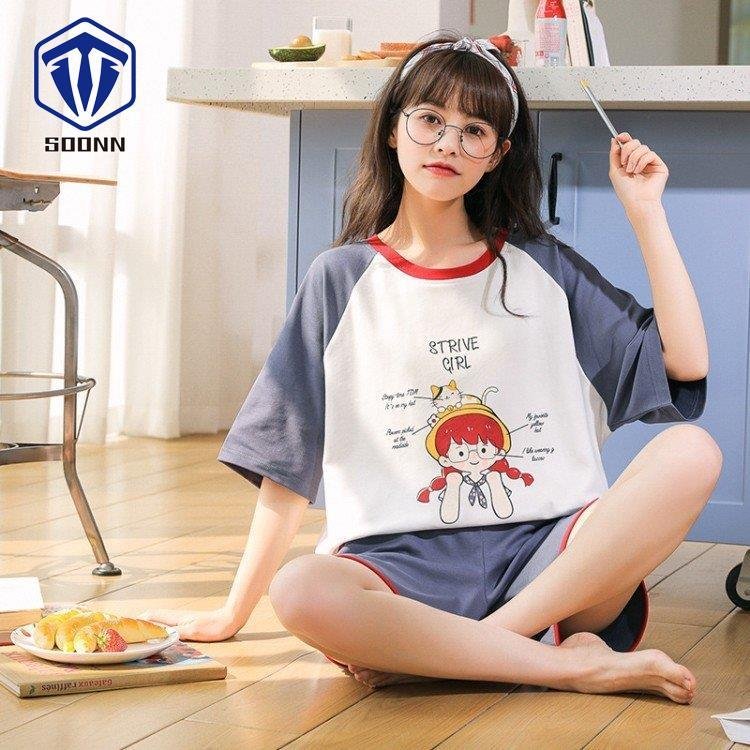 パジャマ レディース 春夏半袖パジャマ ショットパンツ 綿 ルームウェア上下セット ハート柄 パジャマ 可愛い 部屋着 韓国風 寝巻き パジャマ プレゼント Wsbdd5tvvy 下着 靴下 部屋着 Didjet Com