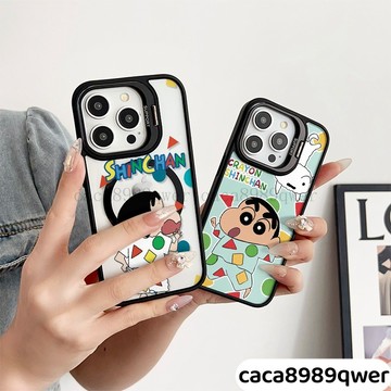 蘋果 iPhone 16 15 14 13 12 11 Pro max 防摔 手機殼 卡通 蠟 筆 小新 Magsafe