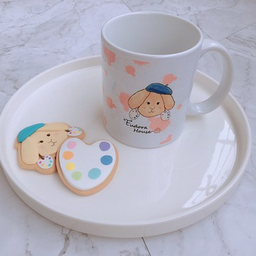 Eudora House 原創角色 朵兒小畫家 陶瓷紀念杯、杯子、馬克杯