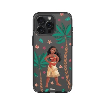 iPhone 15 Pro Max Clear 酷墨灰 - 迪士尼-公主系列 Disney Princess - 迪士尼公主 - 莫阿娜公主