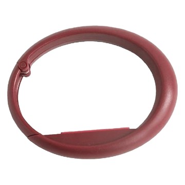 FANCY LIFE 桌邊圈圈掛勾 酒紅色 簡約時尚 桌面收納好幫手  1個