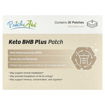 PatchAid, 生酮 BHB 加強型貼片，30 片
